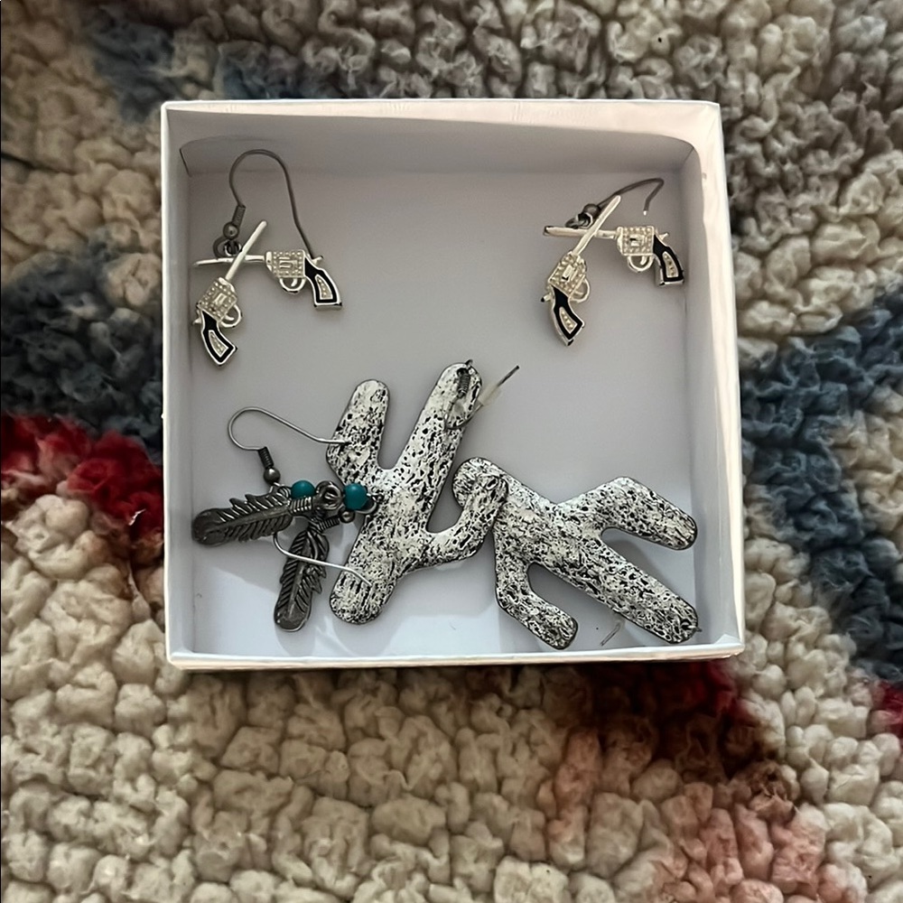 Silver Earring Lot